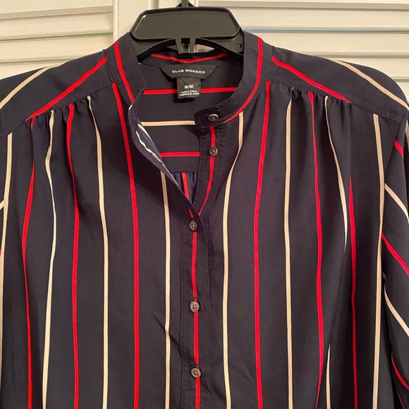 Club Monaco striped top size M - Picture 7 of 7